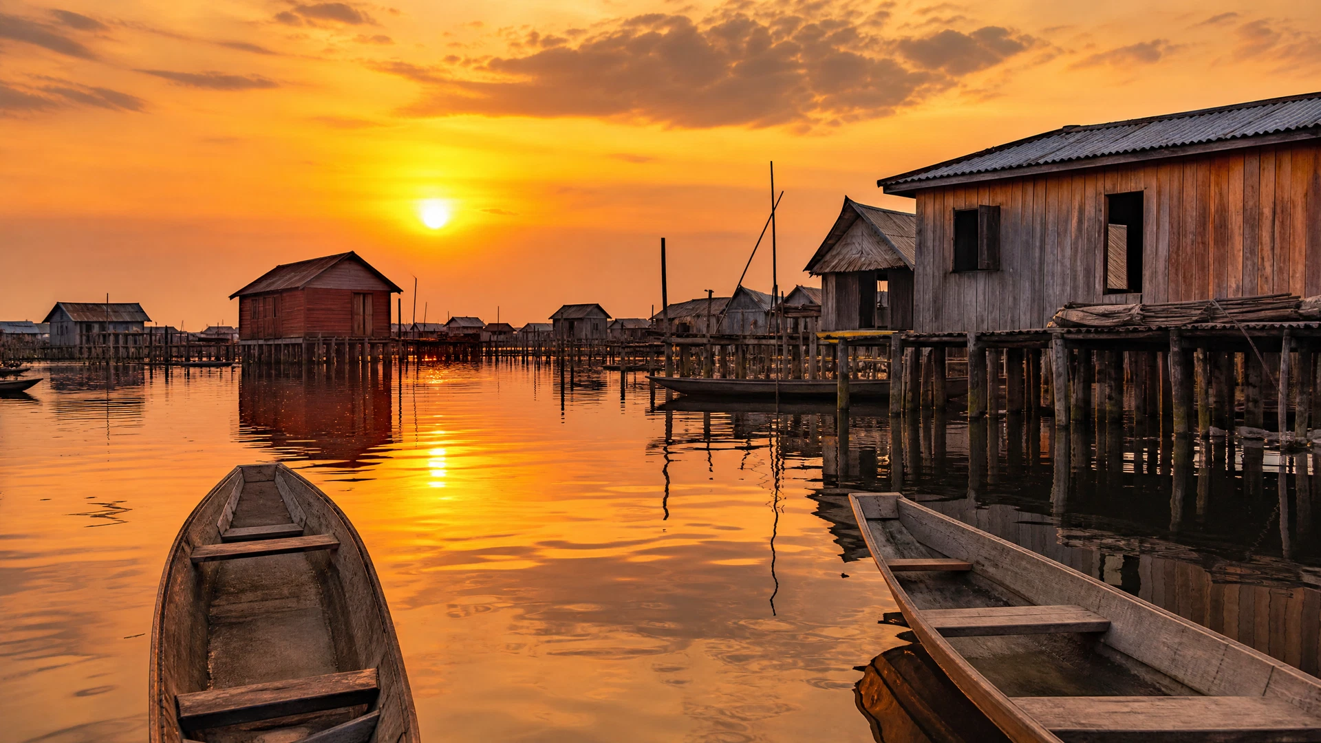 Obtenir son e-visa Bénin en ligne — eVisa Access Visa Bénin en ligne pour passeport français — village lacustre de Ganvié sur le lac Nokoué, Bénin