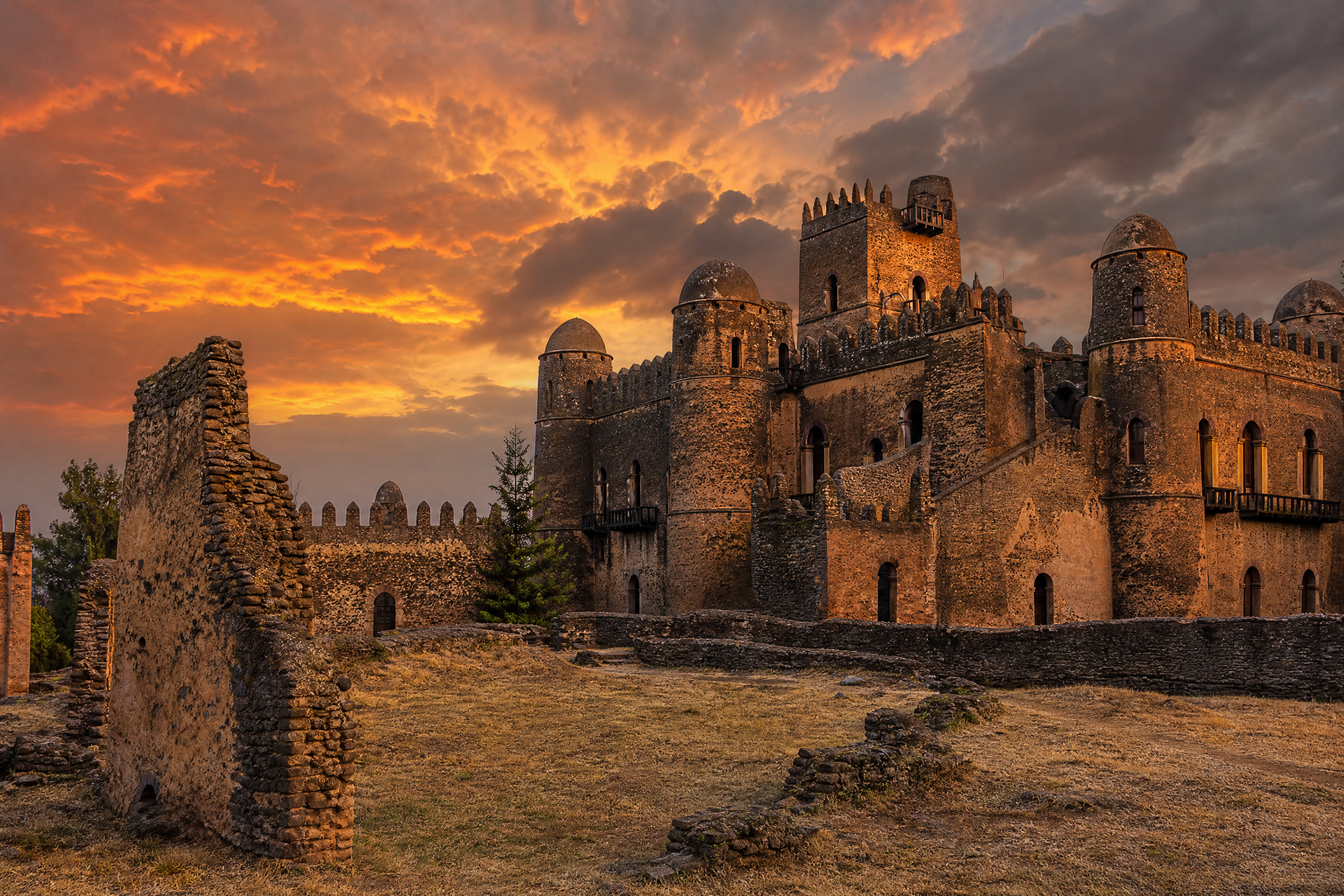 Gondar : les châteaux médiévaux africains du Fasil Ghebbi