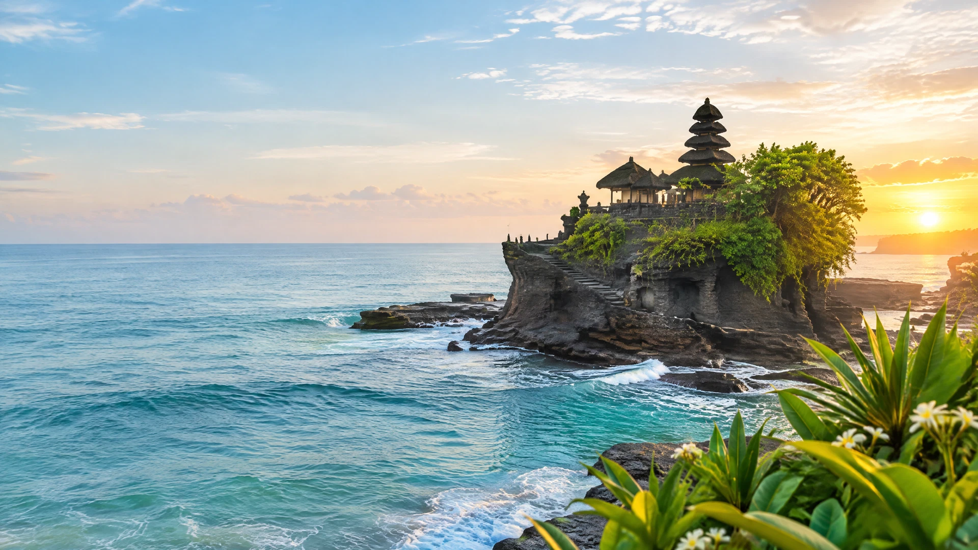 Paysage de Denpasar, Bali