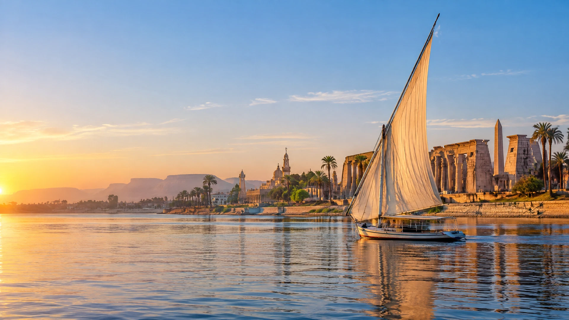 Paysage de Le Caire, Égypte
