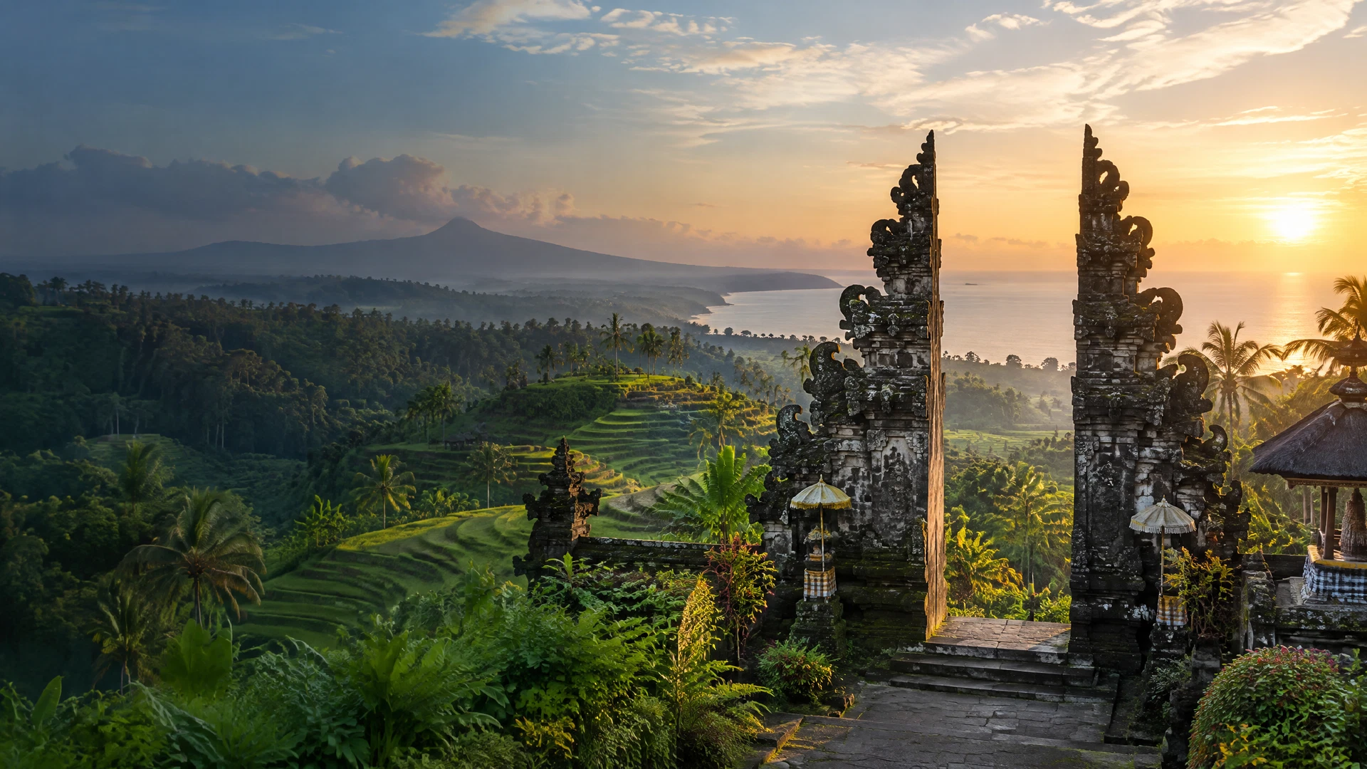 Vue de Jakarta, Indonésie