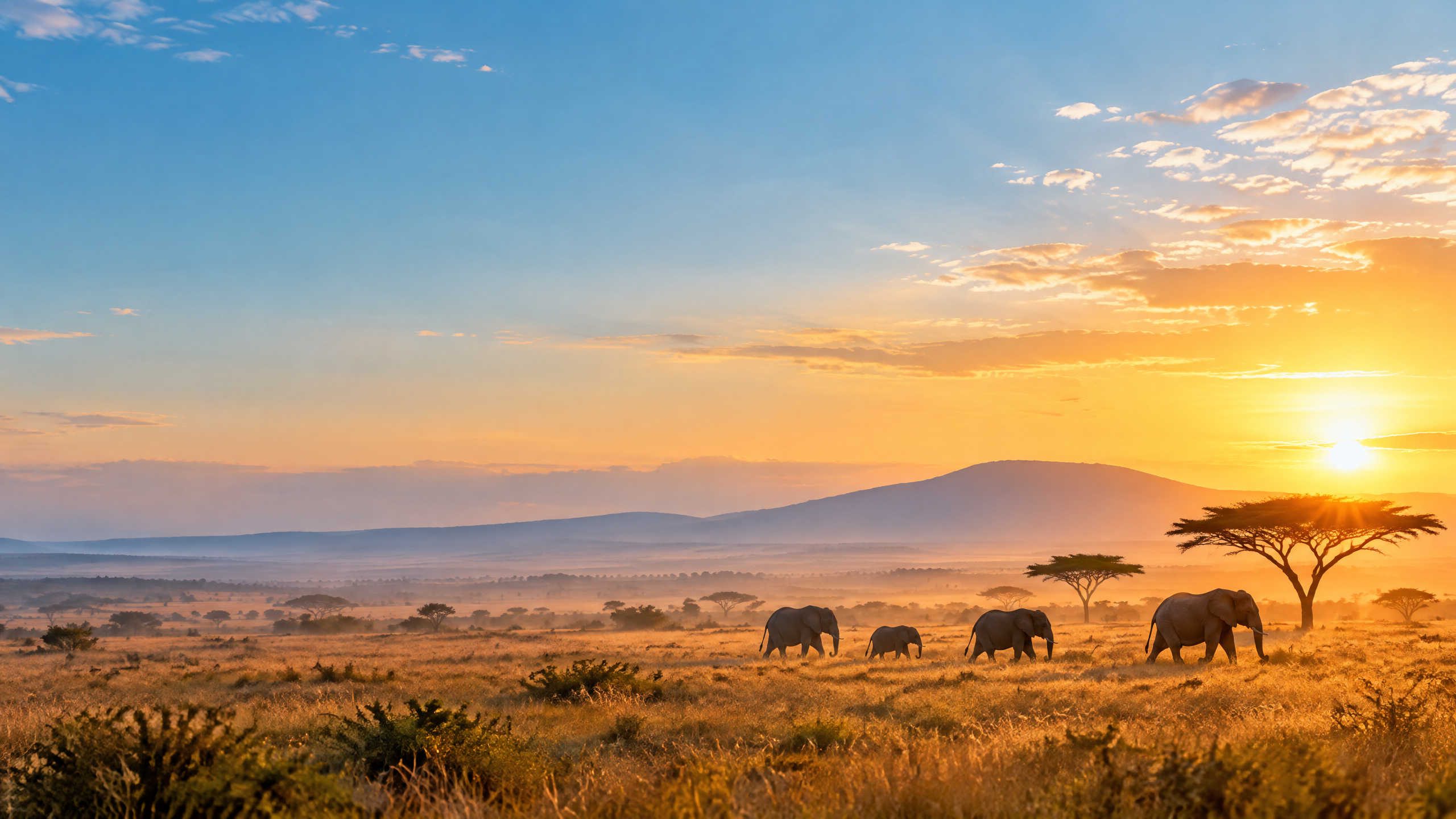 Paysage de Nairobi, Kenya