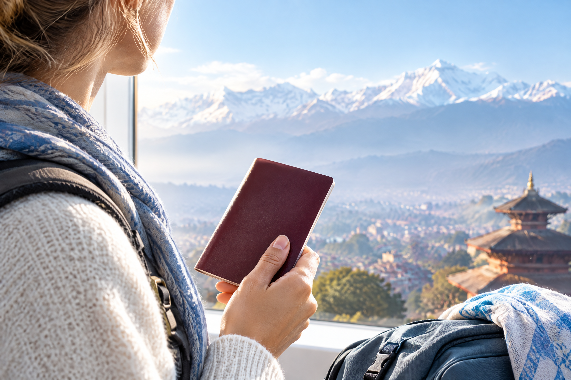 Illustration du guide Passeport pour le Népal : vérifier les six mois de validité