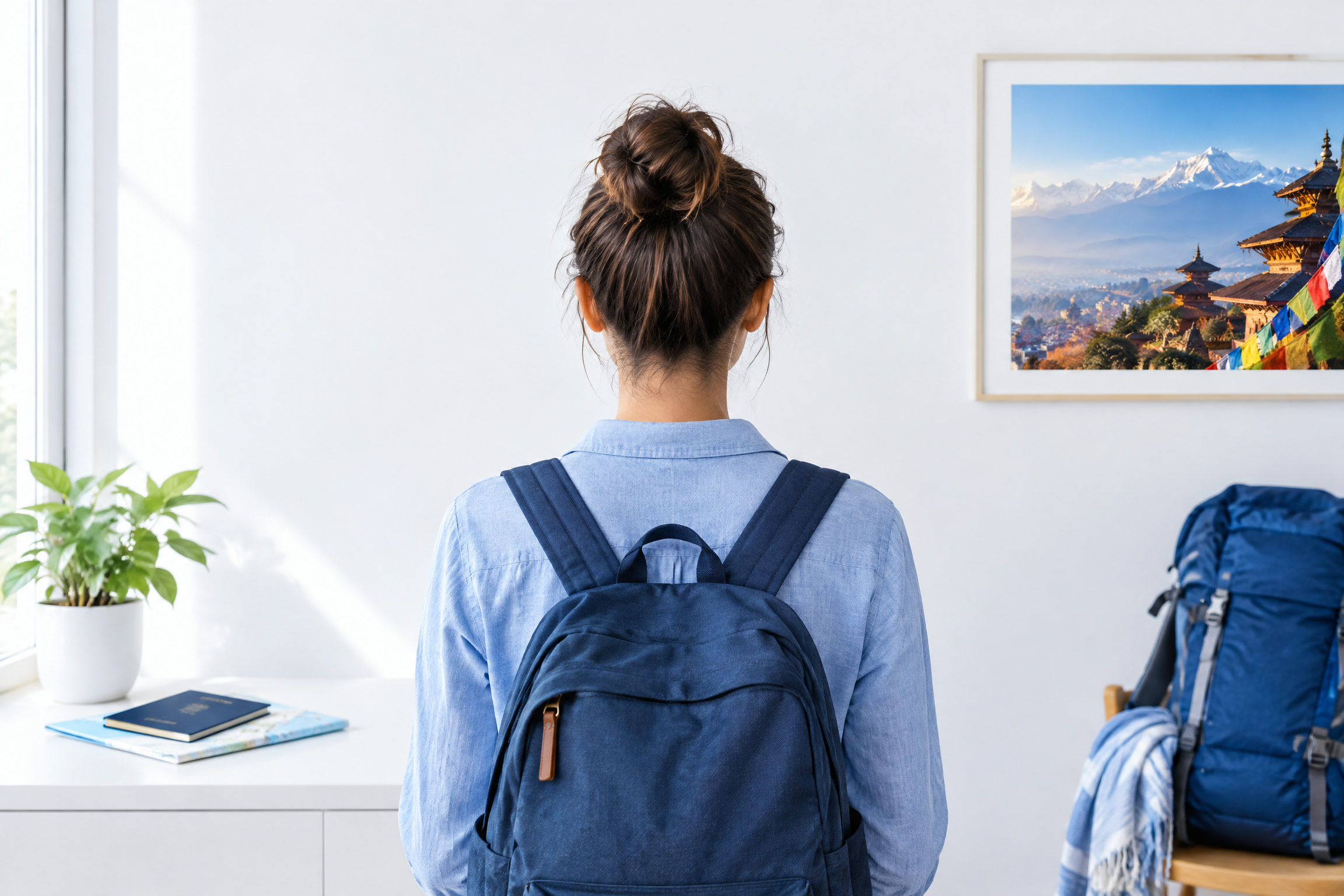 Illustration du guide Photo e‑Visa Népal : choisir une image nette sur fond blanc