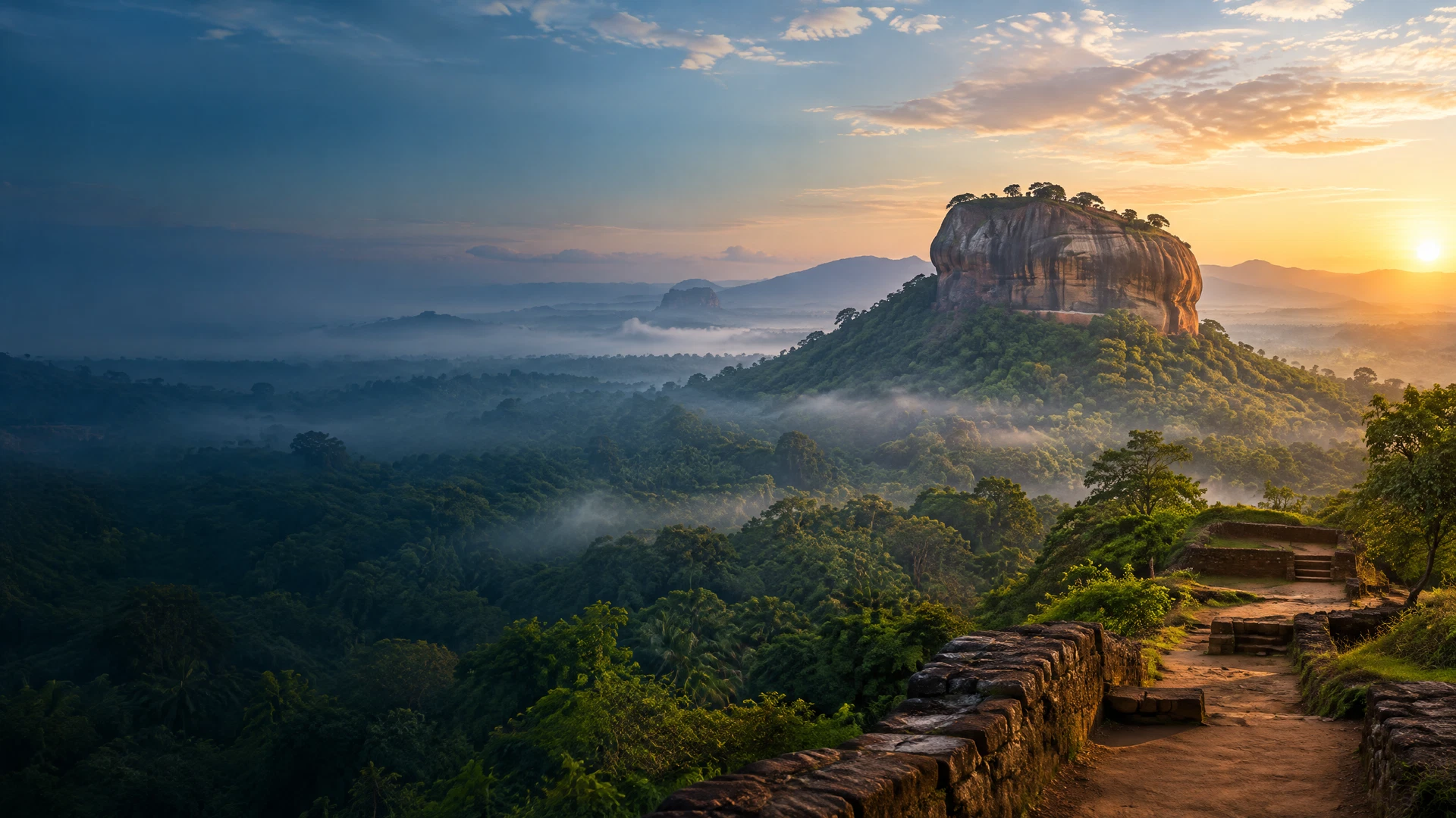 Paysage de Colombo, Sri Lanka